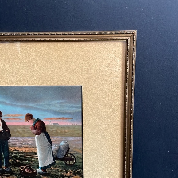 Vintage Framed Print Farmer Home Cottage Decor Wall Decor - Picture 4 of 12